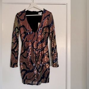 Sequin mini dress